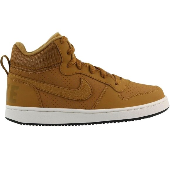 Nike Court Borough Mid Brown High Top Sneaker Shoes Size 2.5Y Younger Kids - Picture 12 of 12